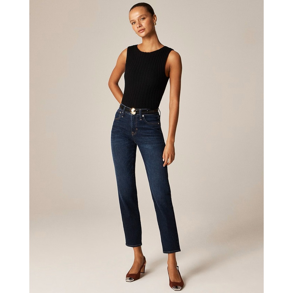 J.Crew '03 Slim Jeans in‎ Penny Basil Wash Dark Indigo Blue Size 28